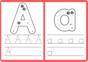 Tracing Letters A