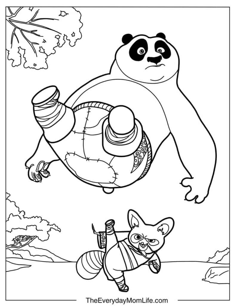 Master Shifu's High Kick