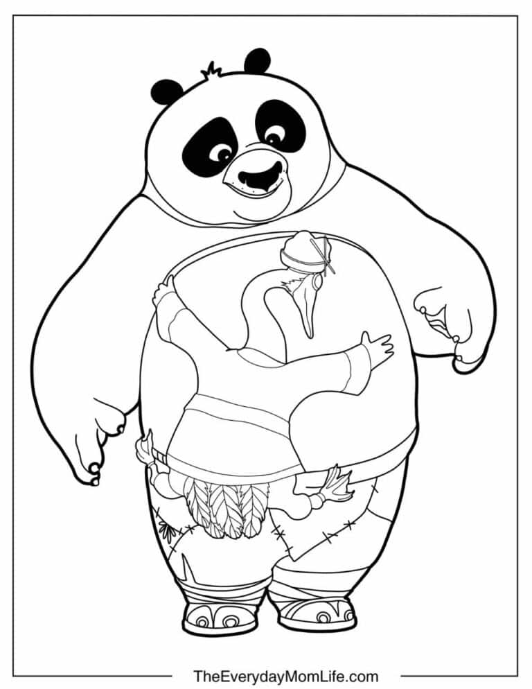 30 Free Printable Kung Fu Panda Coloring Pages