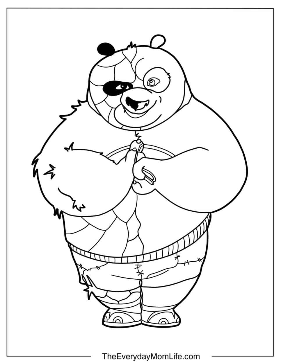 30 Free Printable Kung Fu Panda Coloring Pages