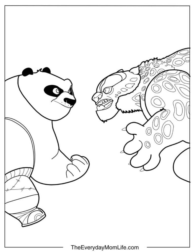 Po vs. Tai Lung Showdown