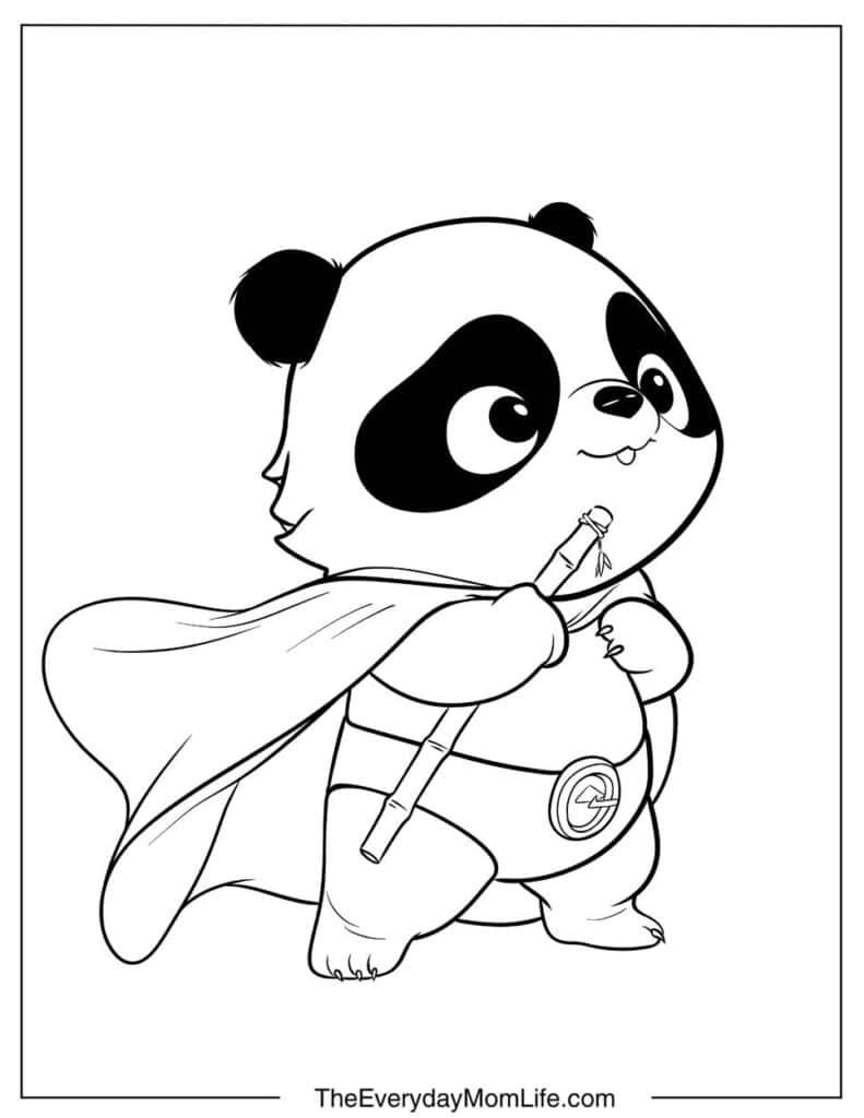 Adorable Panda Hero