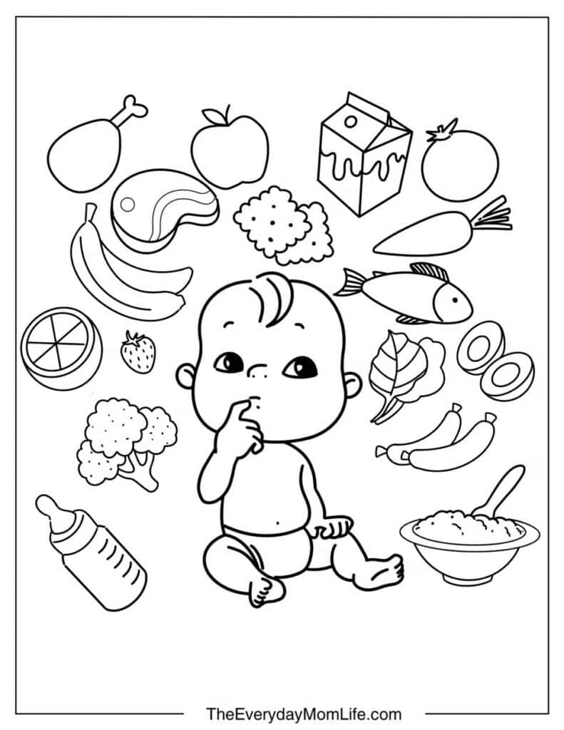 Baby Choosing Foods