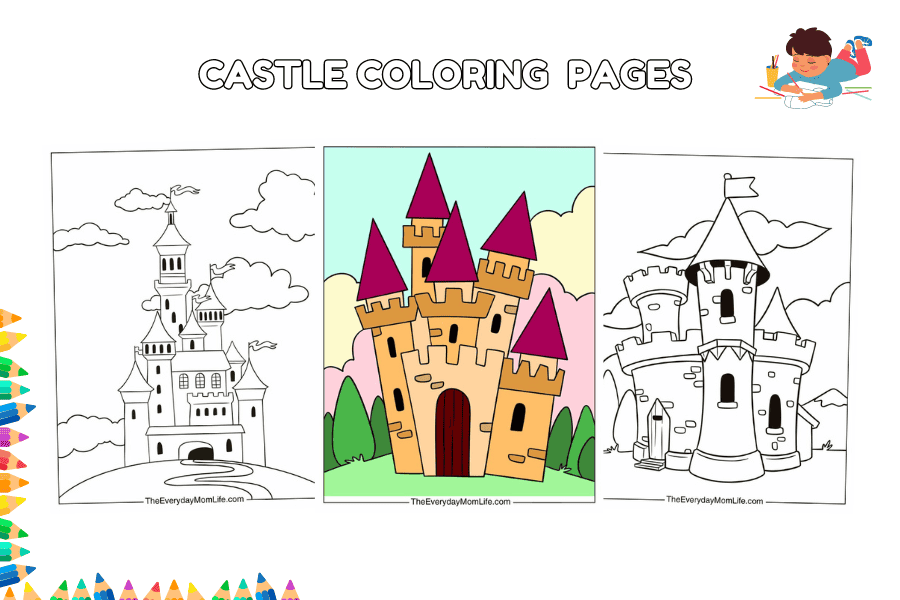 Castle Coloring Pages