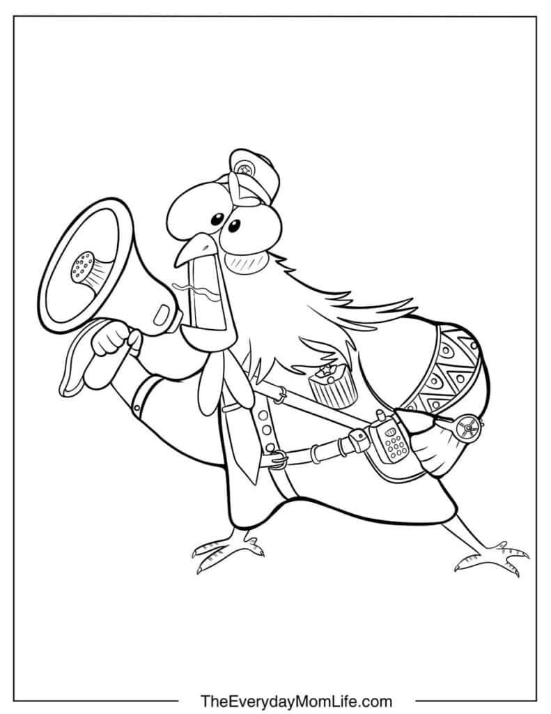 Chicken with a Megaphone