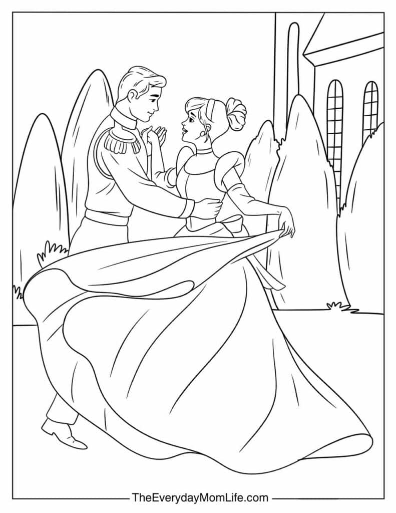 Cinderella and Prince Charming's First Dance