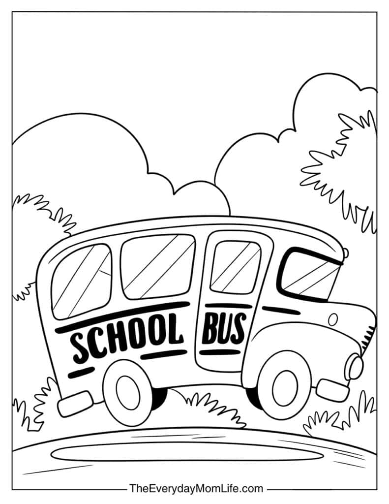 Cute School Bus