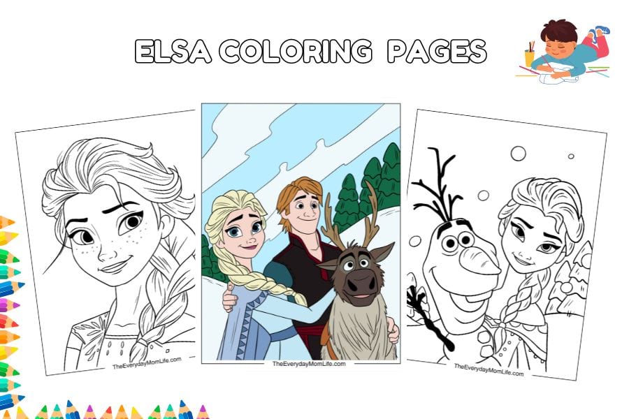 Elsa Coloring Pages