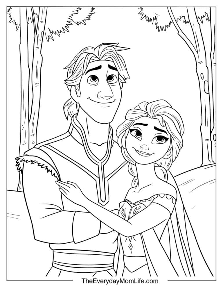 35 Pdf Printable Elsa Coloring Pages - The Everyday Mom Life