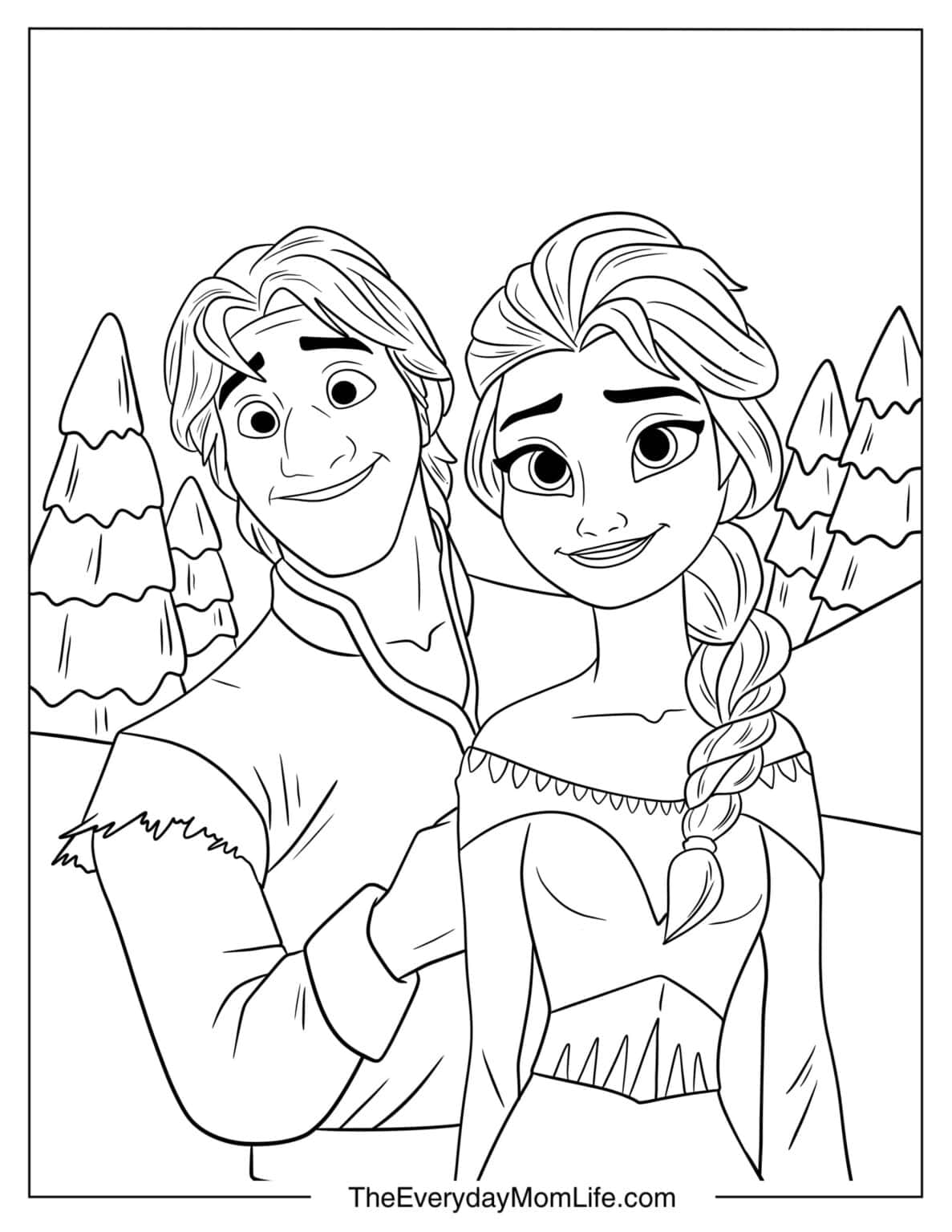 35 Pdf Printable Elsa Coloring Pages - The Everyday Mom Life