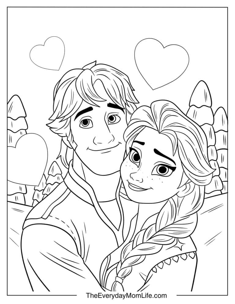 35 PDF Printable Elsa Coloring Pages - The Everyday Mom Life