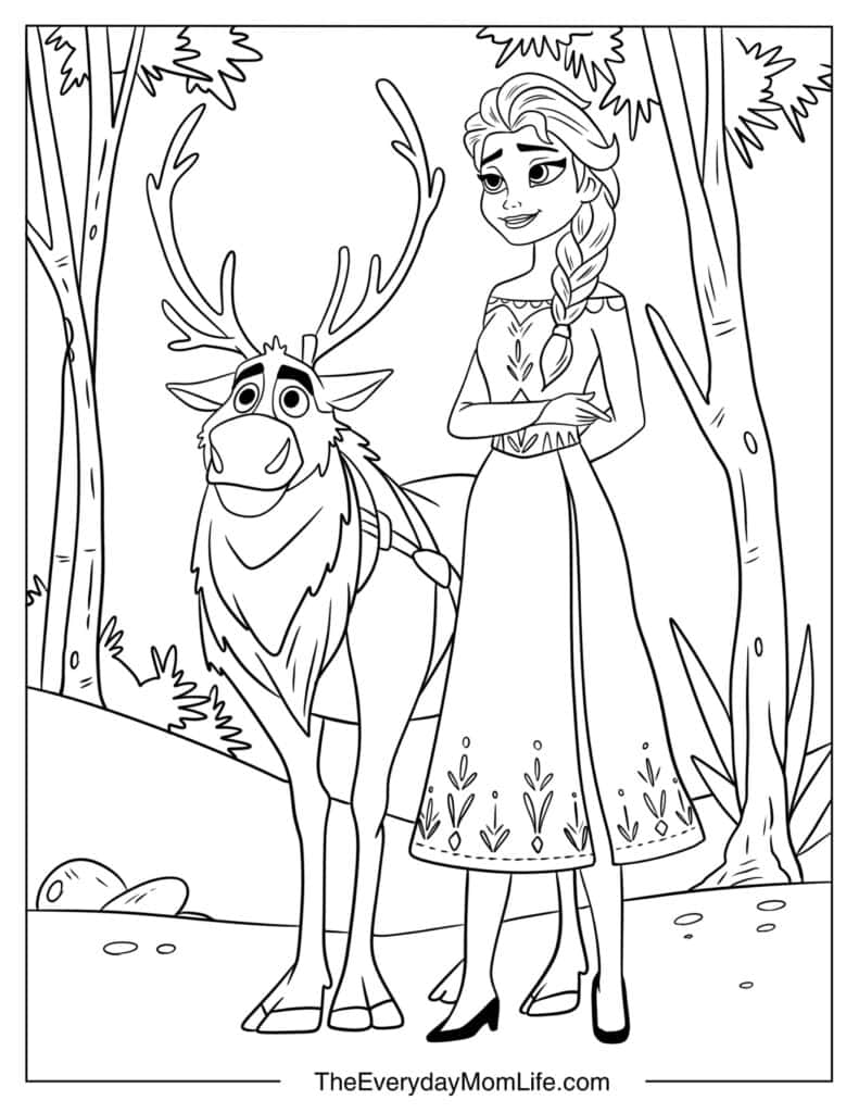 Elsa and Sven in Summer