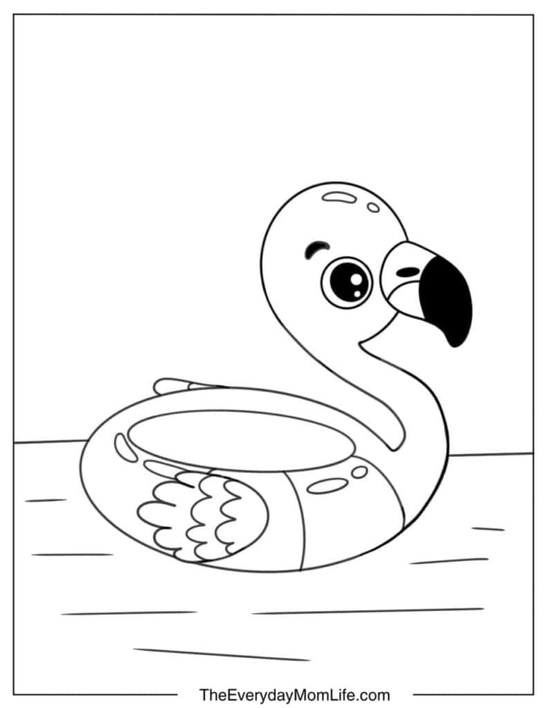 Flamingo Swimming Ring