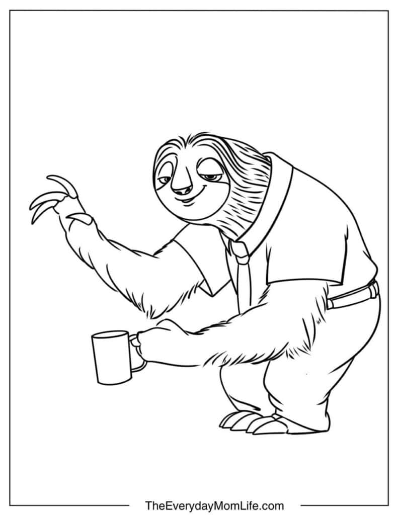 Flash the Sloth from Zootopia