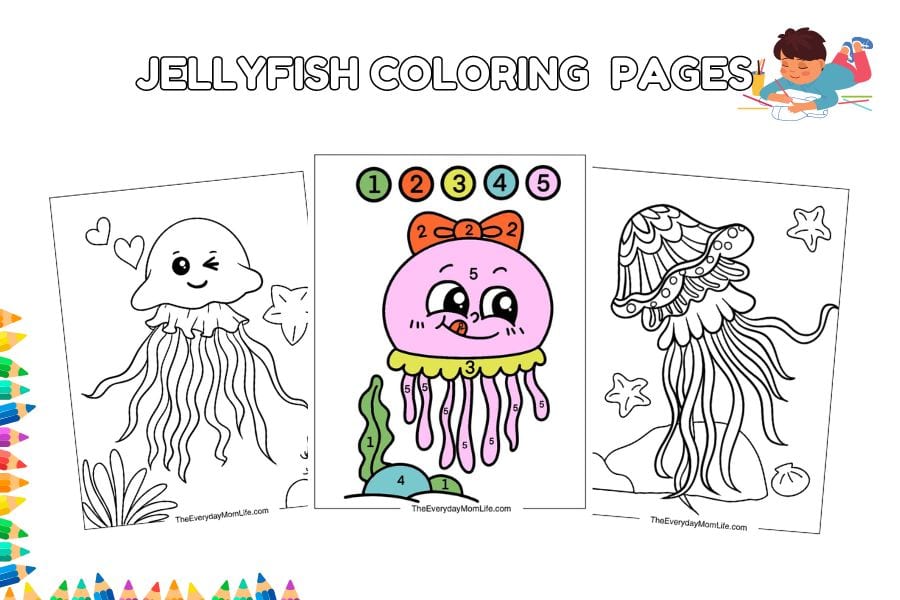 Jellyfish Coloring Pages