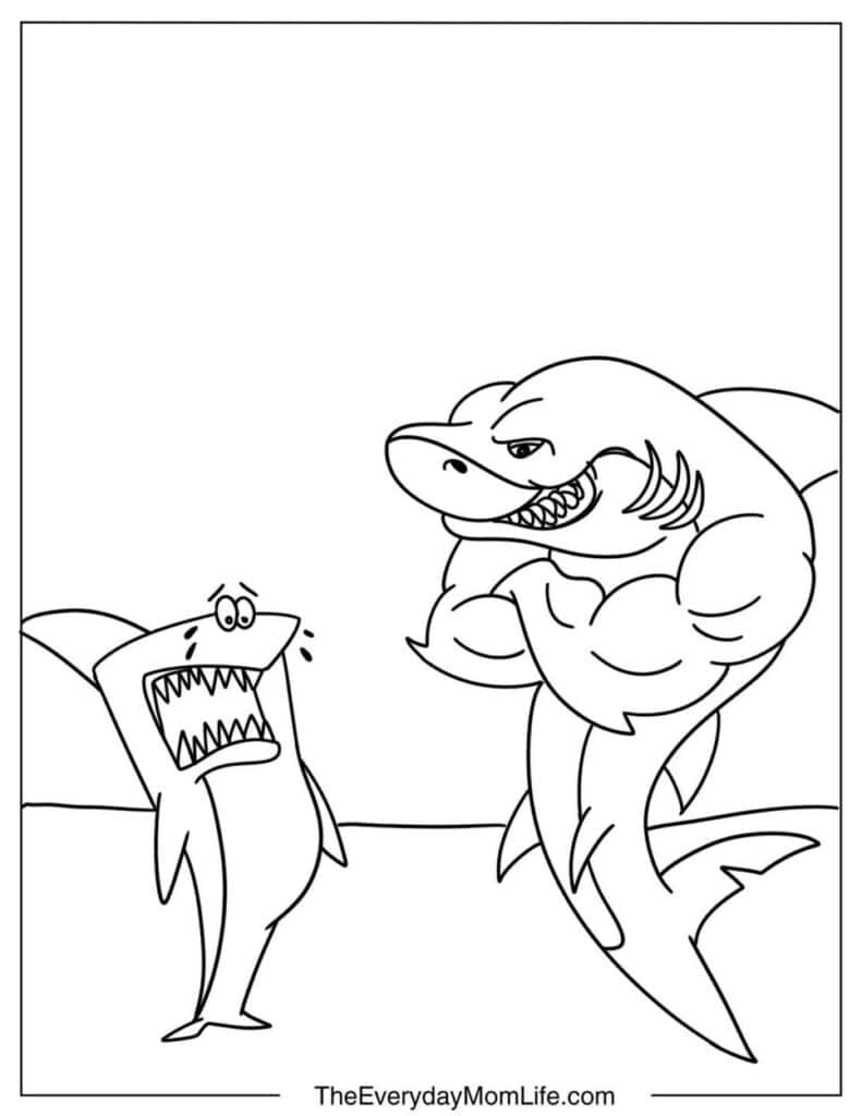 Kenny the Shark vs. Muscle Shark