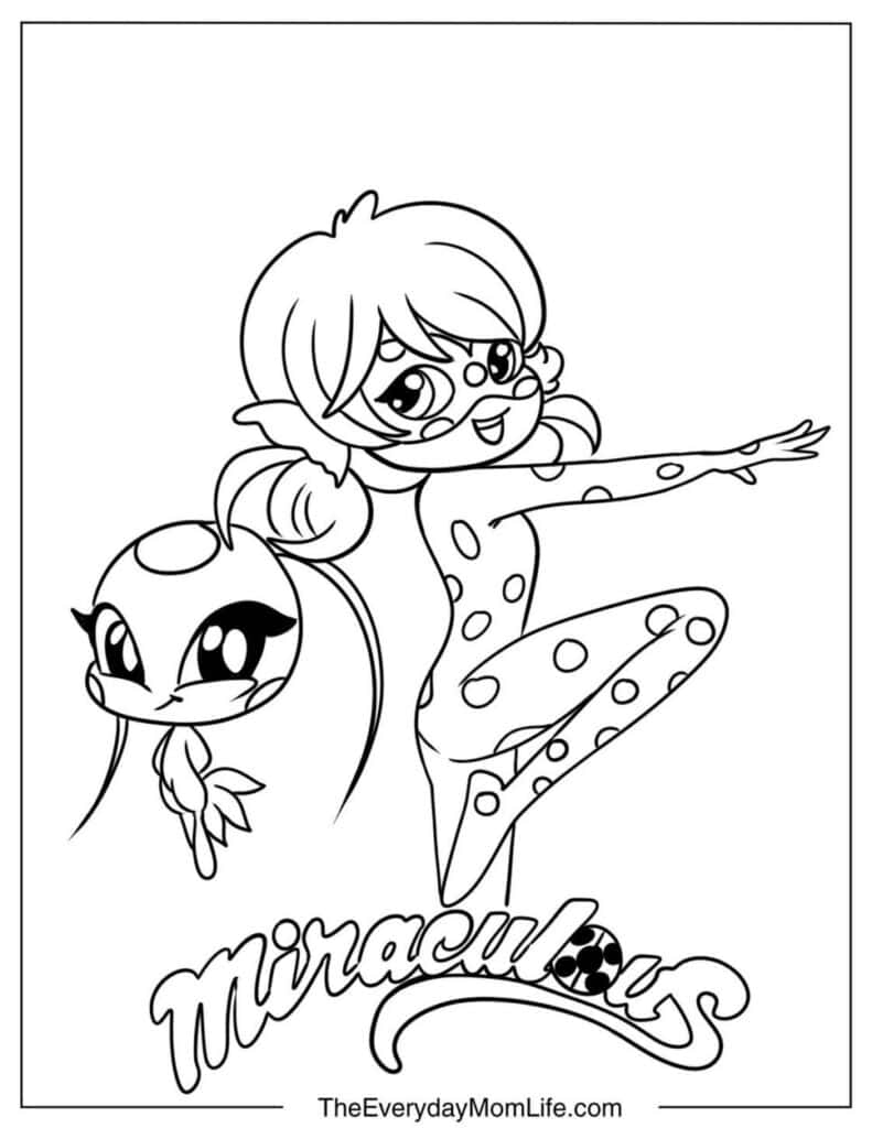 Miraculous Ladybug and Tikki