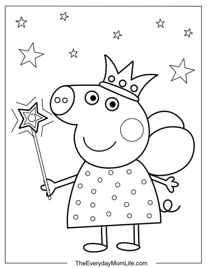 Pig Coloring Pages for Kids (Free PDF)