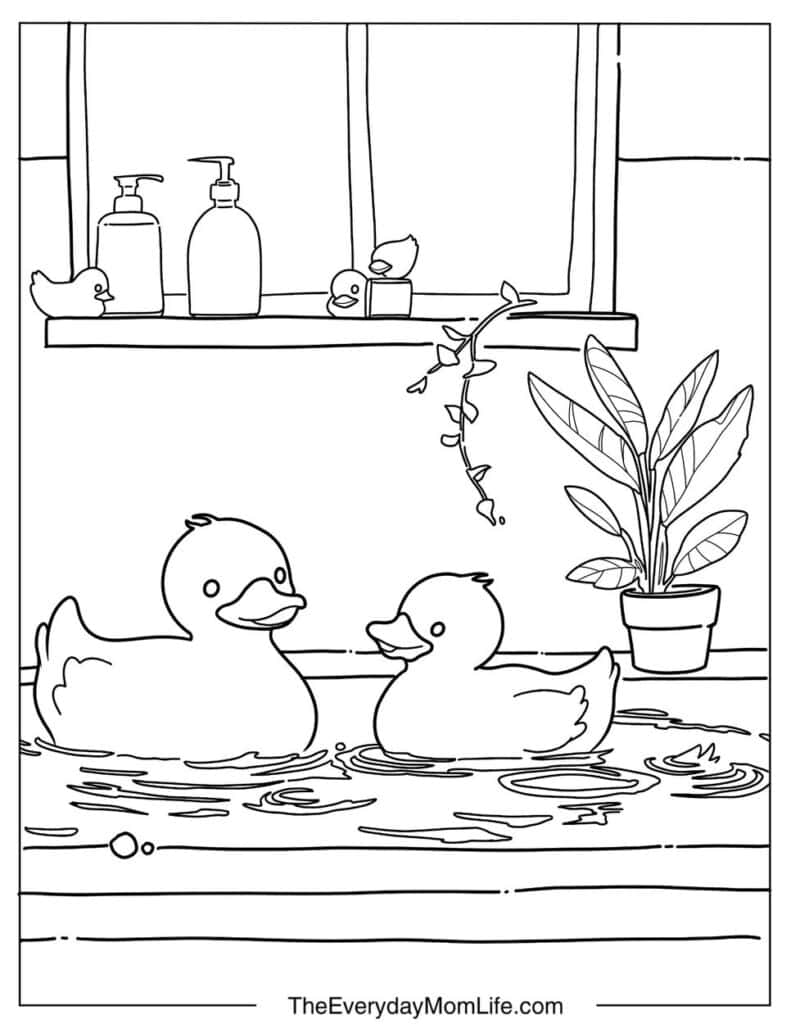 Rubber Duck in the Bathtub