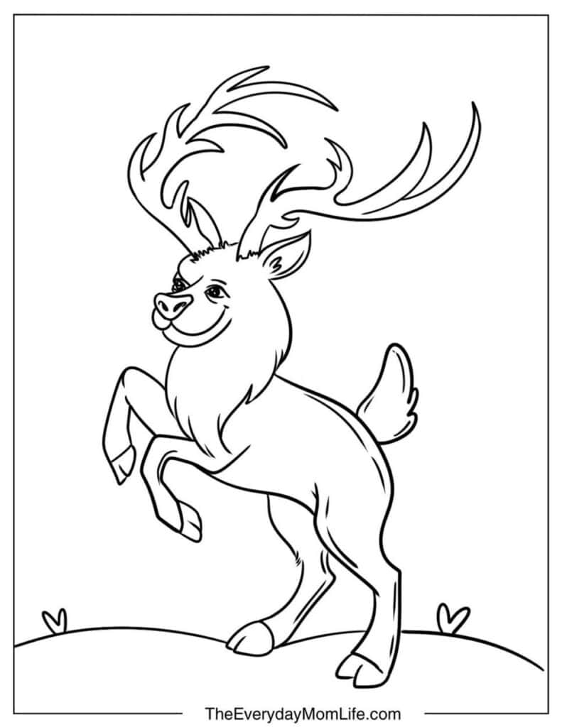 Simple Majestic Reindeer