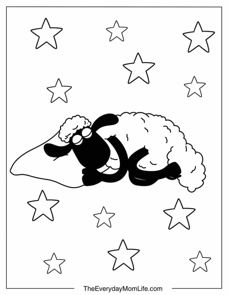 Sleeping Shaun the Sheep