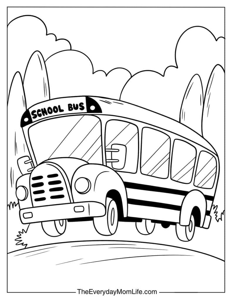 Speeding School Bus