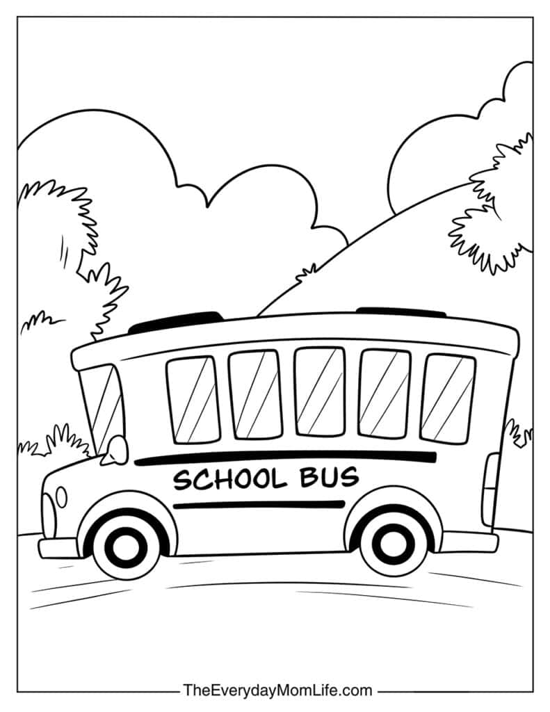 Yellow School Bus Side