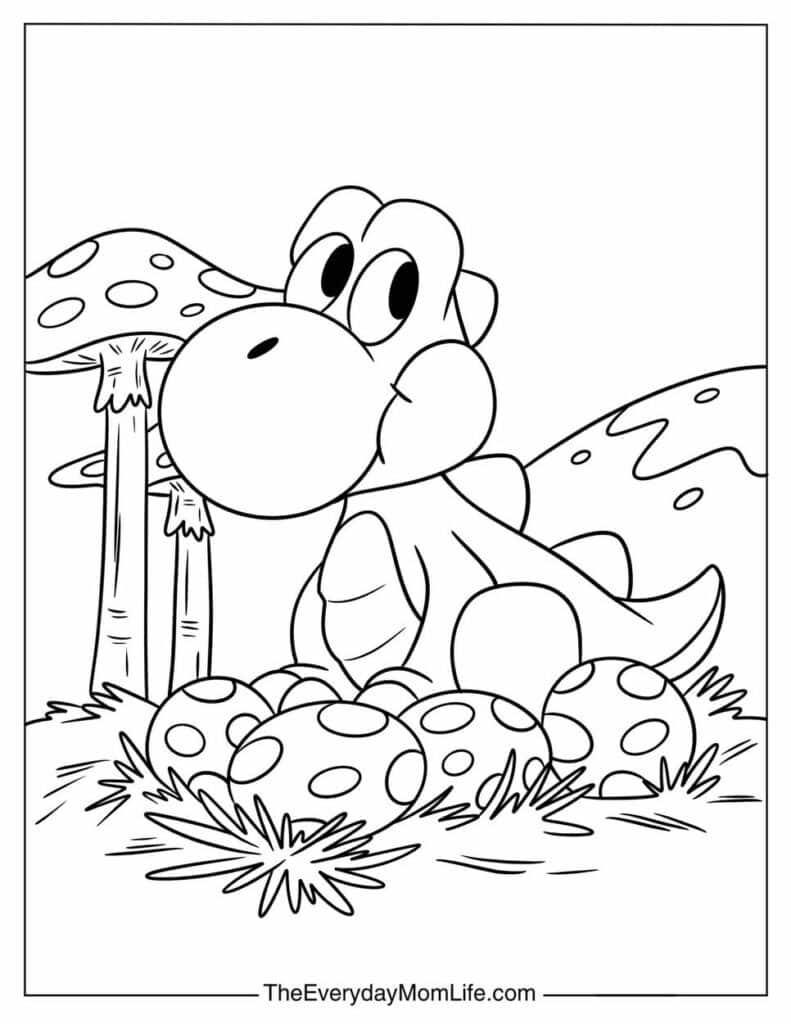 Yoshi with Eggs